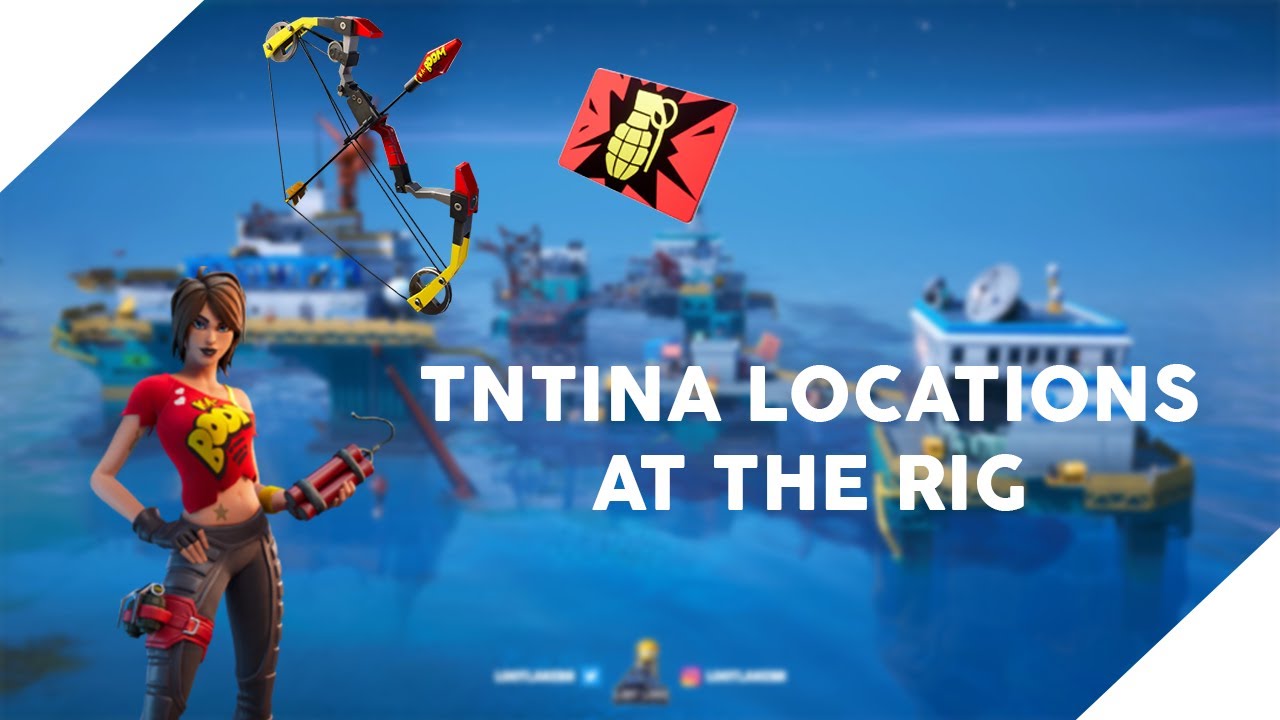 Fortnite ; TNTINA Location / How to get Rig Key Card! APRIL 2020