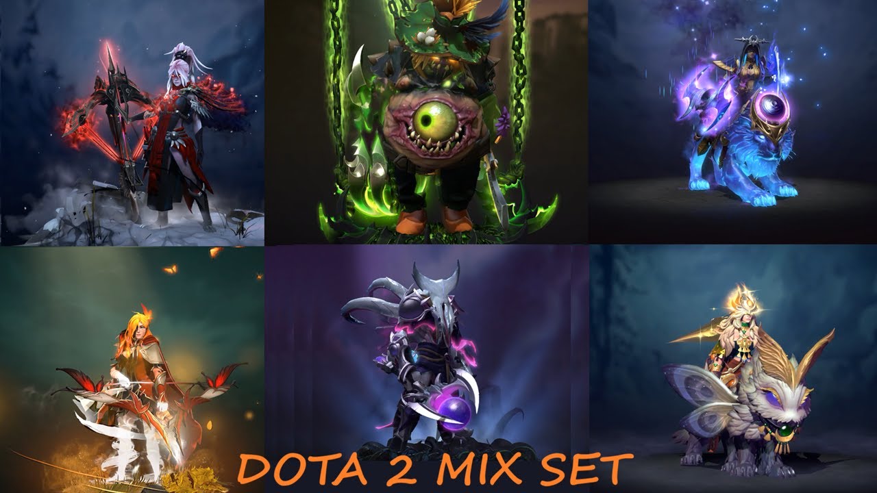 Dota 2 Mix Set 2025, сокровищница Cosmic Heroes' Hoard