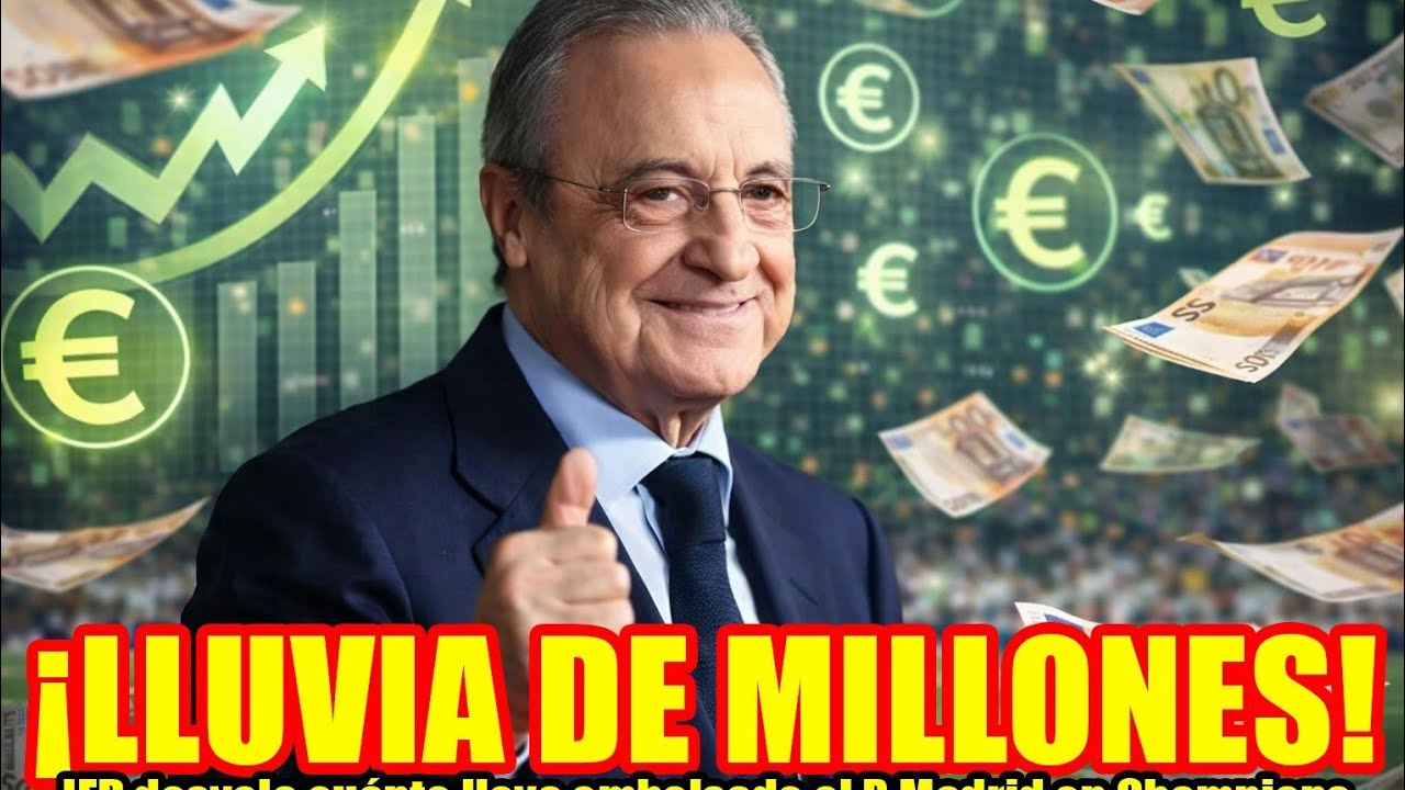 💥LLUVIA DE MILLONES | JFD desvela El pastizal que el R.Madrid ha ganado con la Champions 