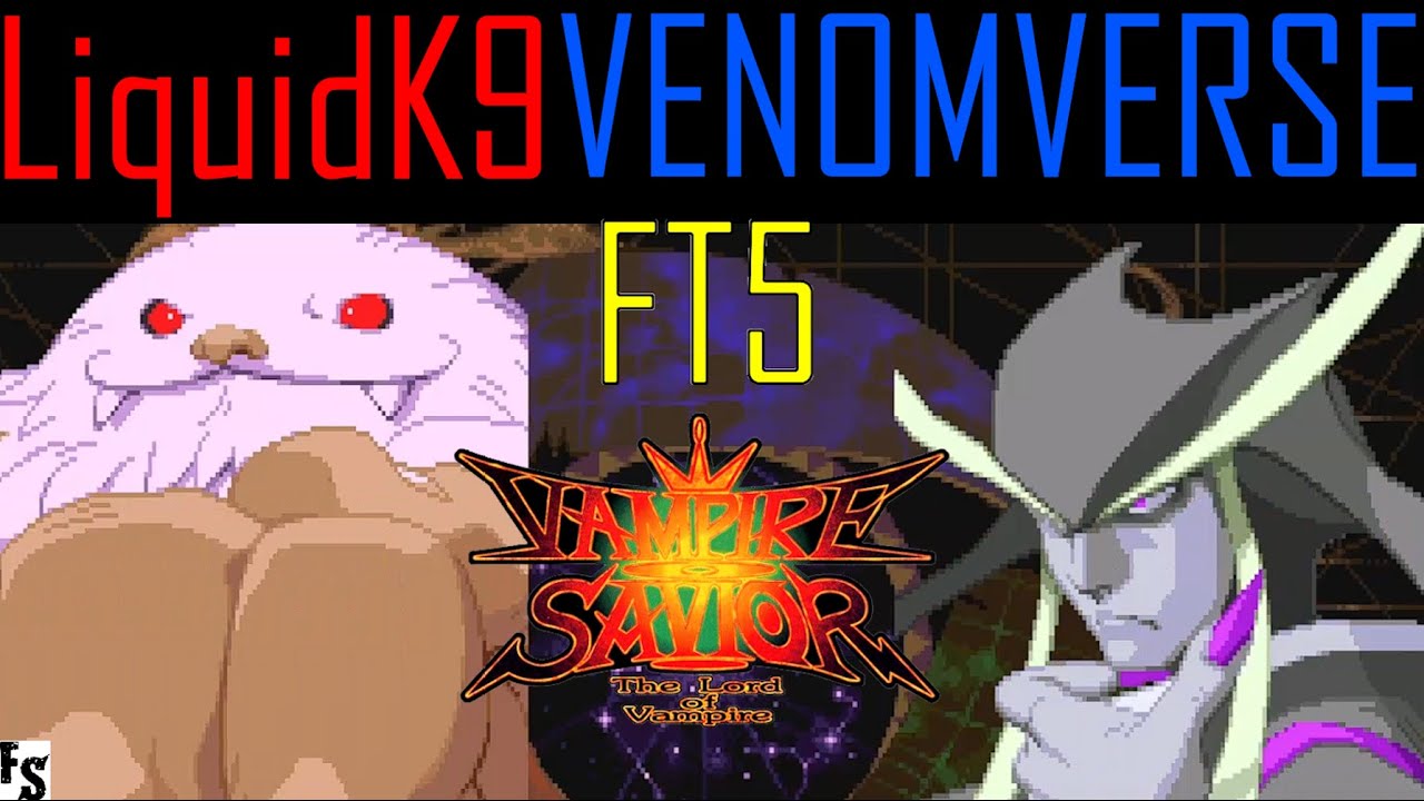 Vampire Savior - LiquidK9 [Sasquatch] vs VENOMVERSE [Jedah] (Fightcade FT5)