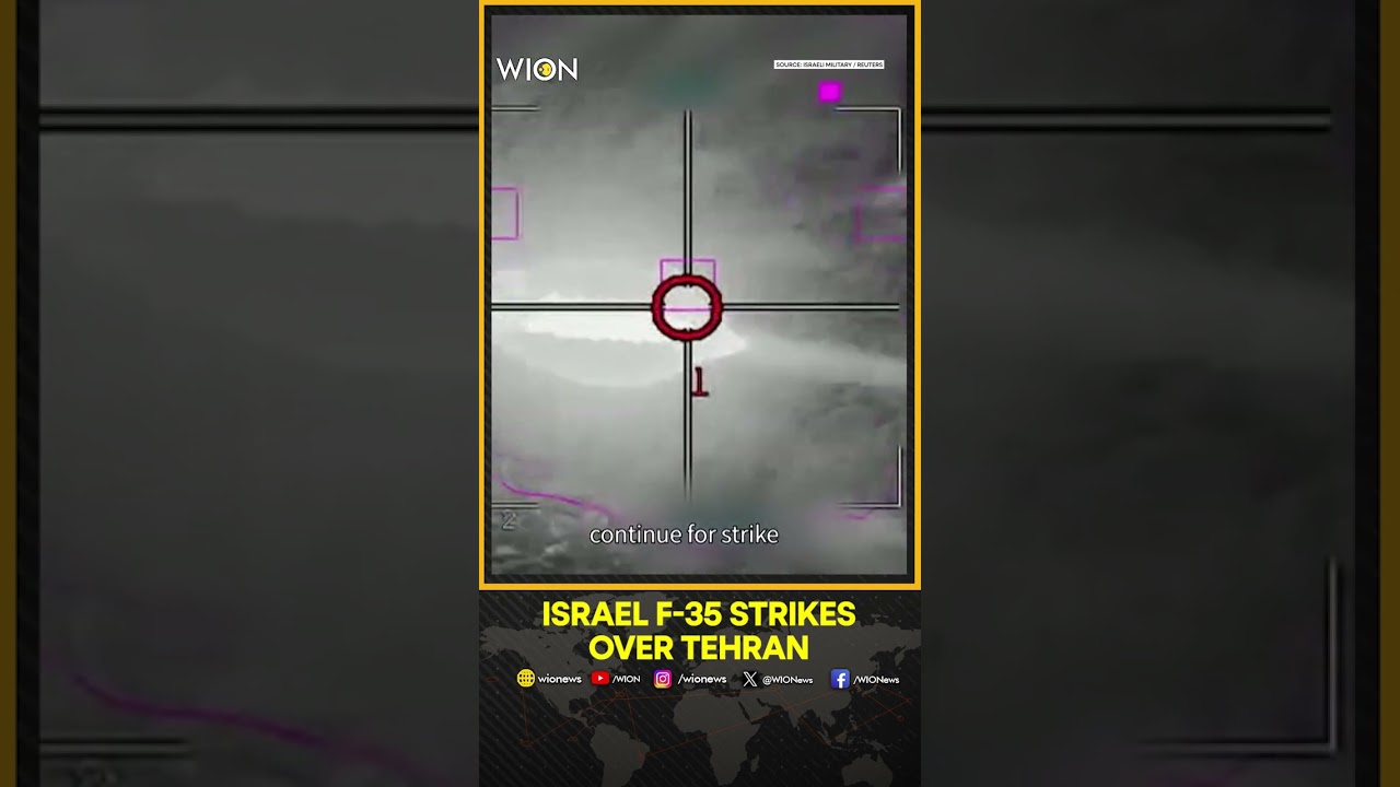 Israel-Iran War: Israel Releases Video It Says Shows F-35 Shooting Down Iranian Jet Over Tehran