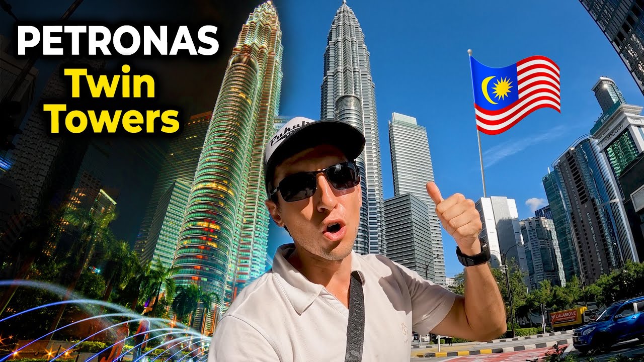 Exploring the Iconic Petronas Twin Towers 🇲🇾 | A Day in Kuala Lumpur