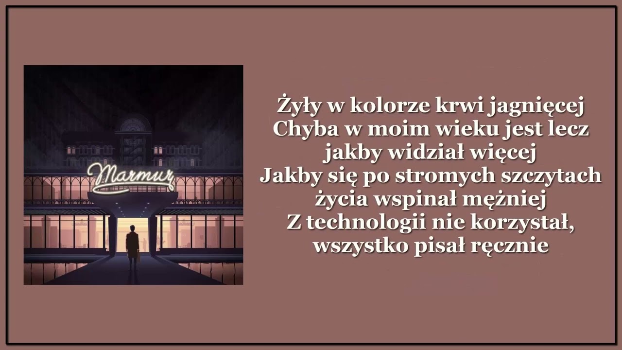 Taco Hemingway - Marmur (Tekst)
