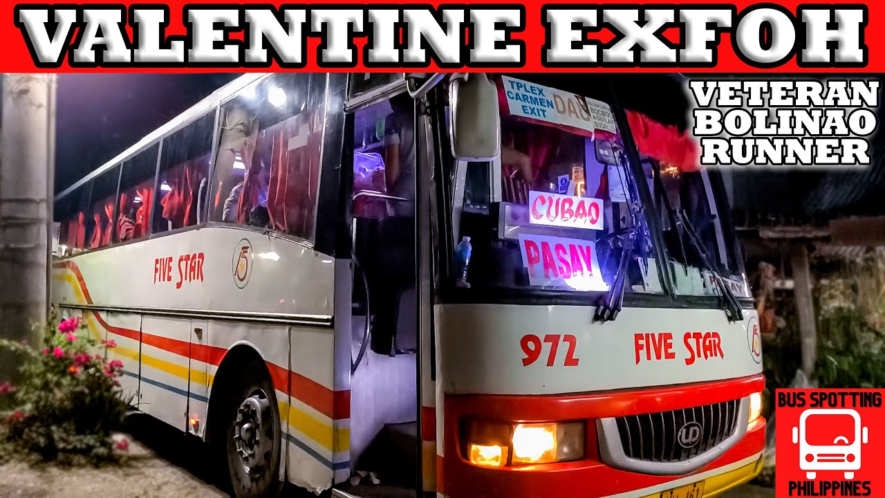 HAPPY VALENTINES DAY WITH A VETERAN BOLINAO RUNNER | PANGASINAN FIVE STAR BUS 972 SANTAROSA EXFOH