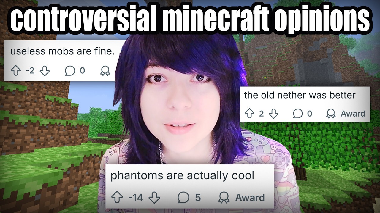 Controversial Minecraft opinions to listen to while you play Minecraft