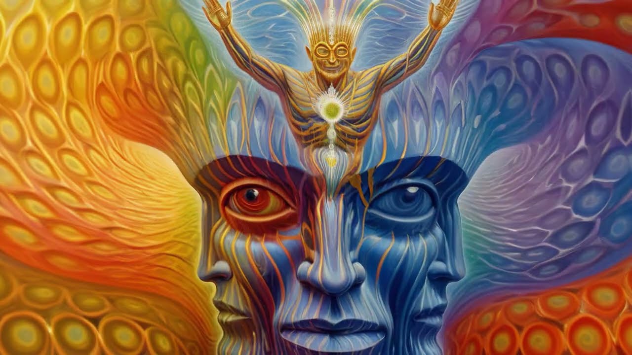 [4K UHD] Transcendence Experience | Trippy Visuals Inspired by Alex Grey