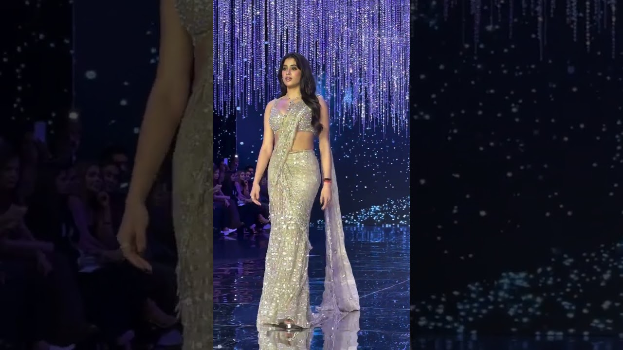 Janhvi Kapoor in ramp for the SS by Seema Singh at Bombay Times Fashion Week 2025 #janhvikapoor #e24