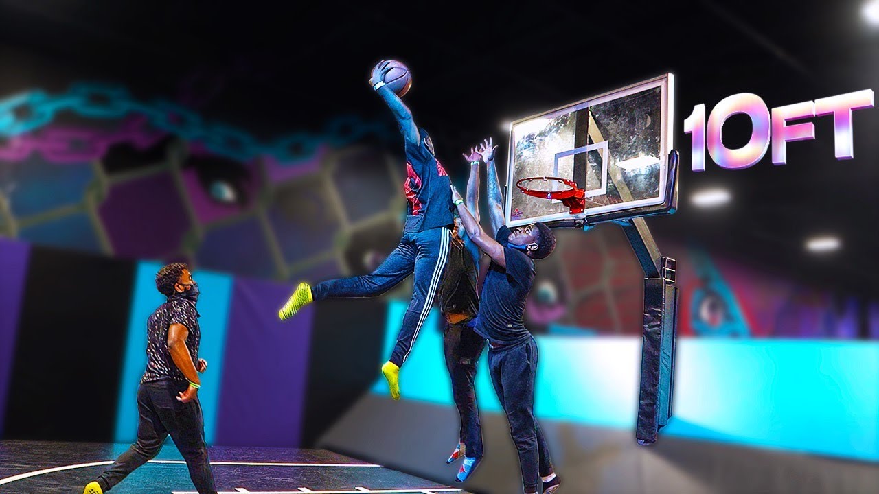 Basketball but the Court is a Trampoline...