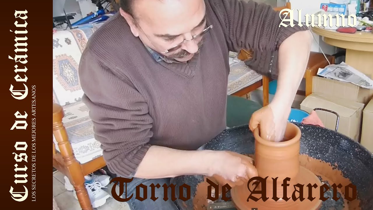 Curso de Cerámica - Torno de Afarero Fabricado por Alumno