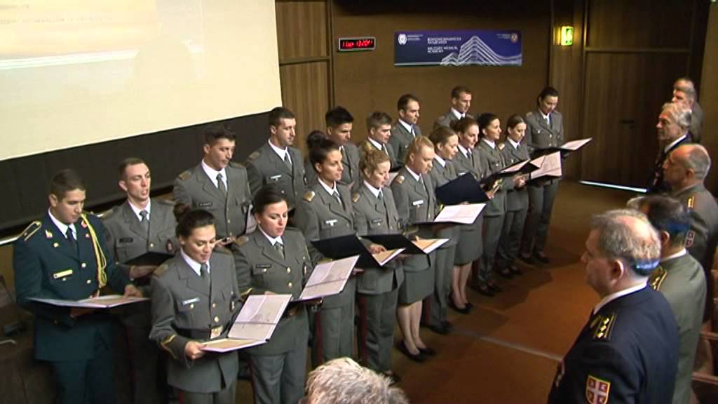 Uručene diplome prvoj klasi kadeta Medicinskog fakulteta VMA - Dodela diploma