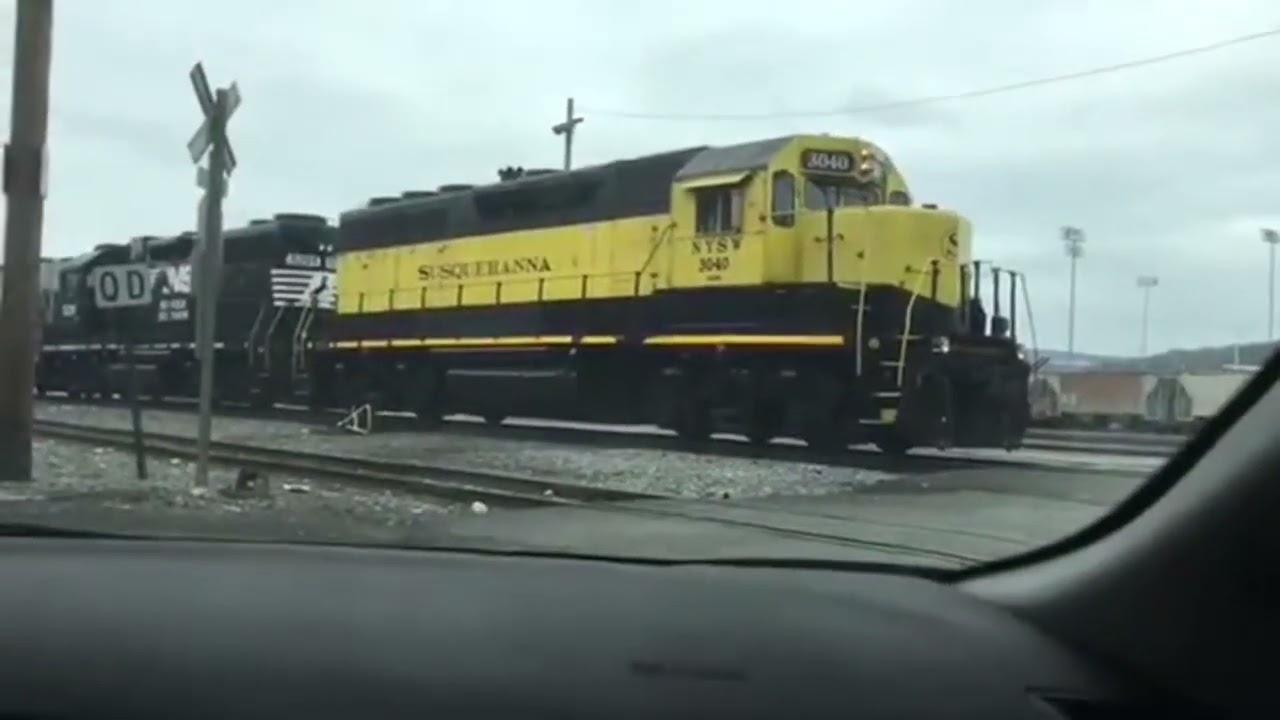 Norfolk Southern & NYSW action around Binghamton, NY