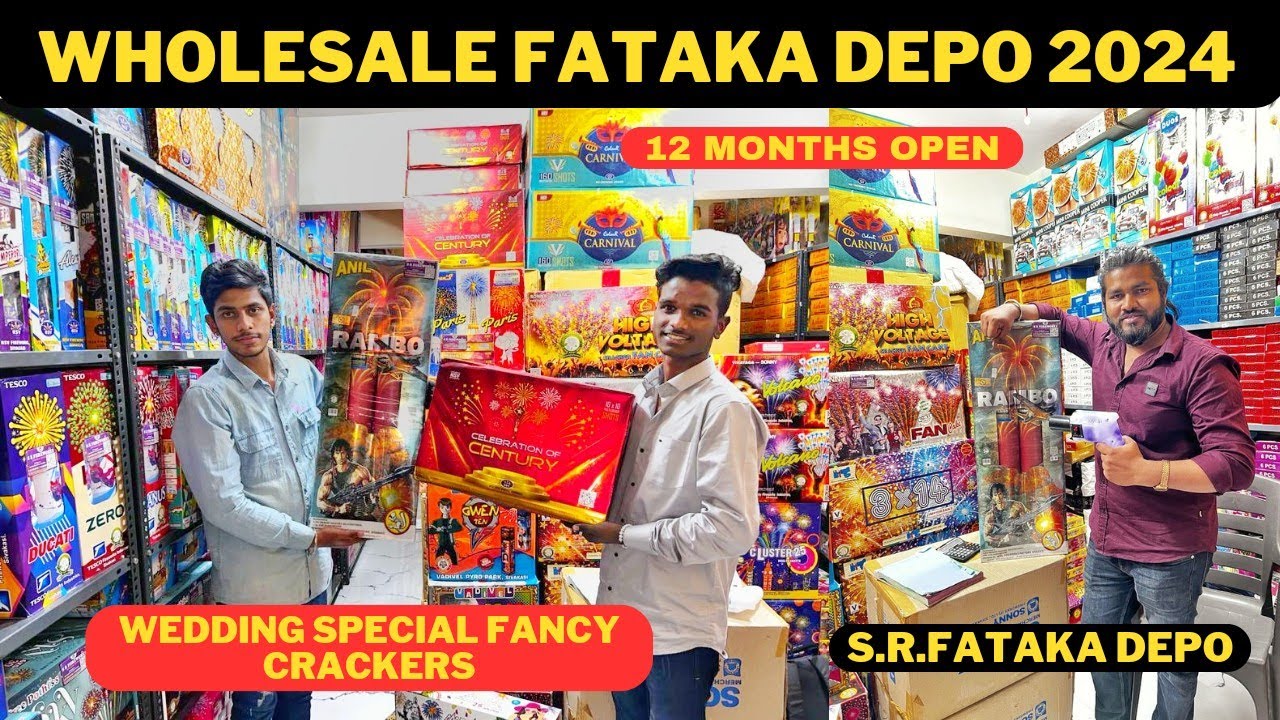 WEDDING SPECIAL WHOLESALE FIRECRACKERS DEPO IN PUNE - ALL FANCY FATAKA'S || S.R FATAKA DEPO