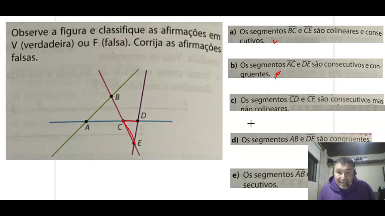 5.2 Atividades sobre retas e ângulos 7º ano.