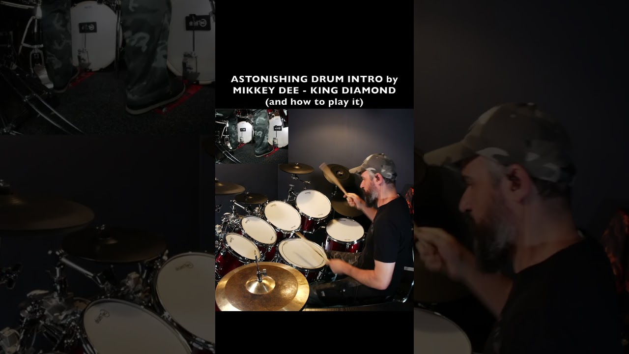 KING DIAMOND - WELCOME HOME - DRUM INTRO - MIKKEY DEE