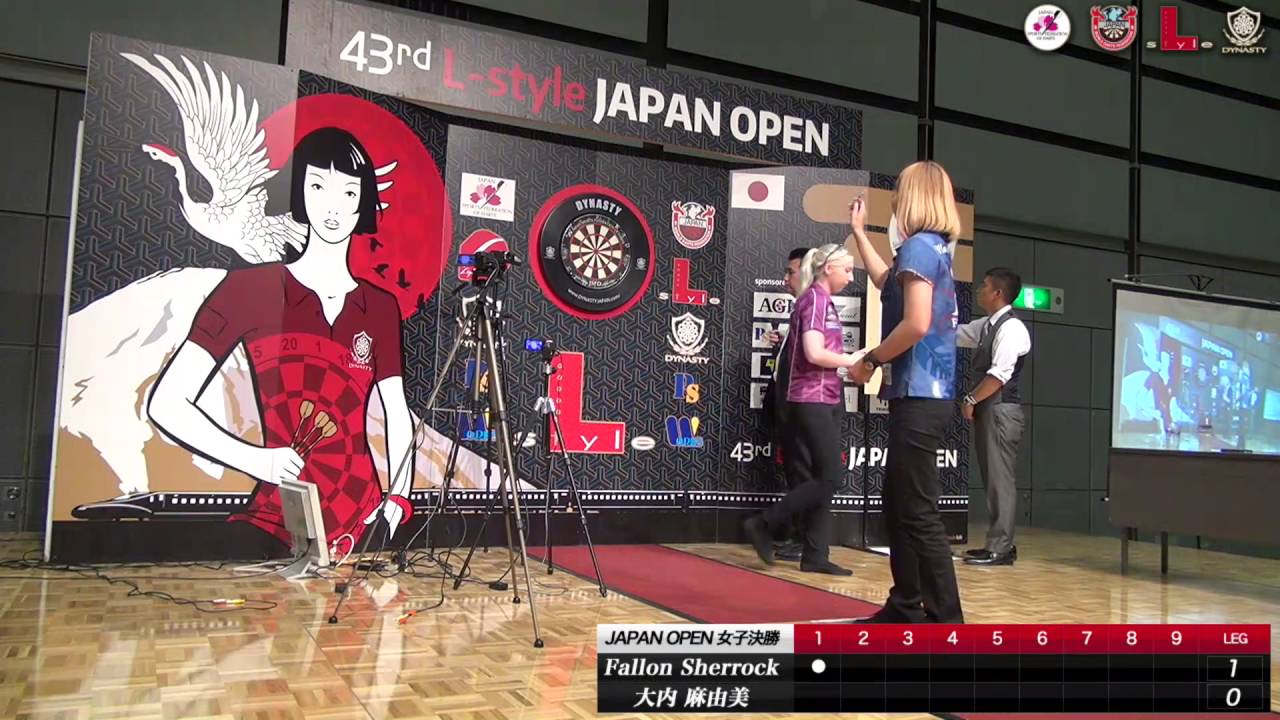 【2016 43rd Japan Open 女子決勝】Fallon Sherrock VS 大内 麻由美
