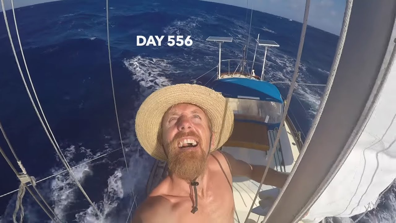 Sailing with a Whale from Micronesia to Palau in 35 knots of wind - Ep #54