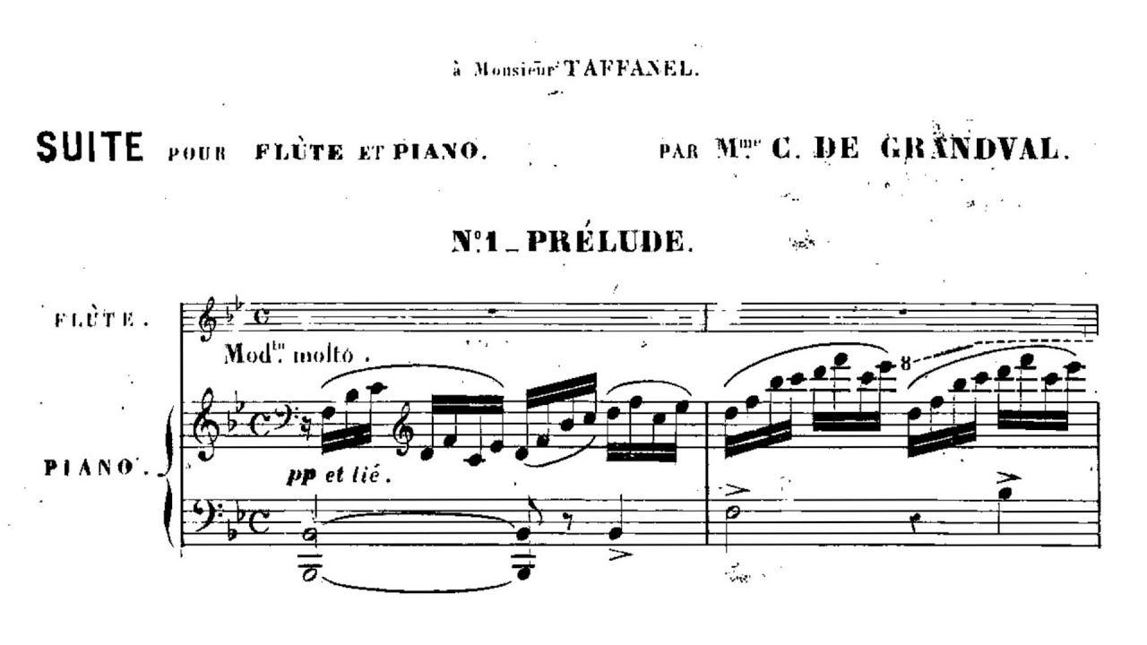 Clémence de Grandval – Suite for Flute and Piano