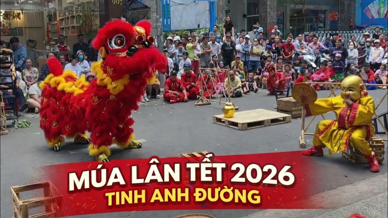 Múa Lân Địa Bửu Tết Hay Nhất 2026 - LSR Tinh Anh Đường 