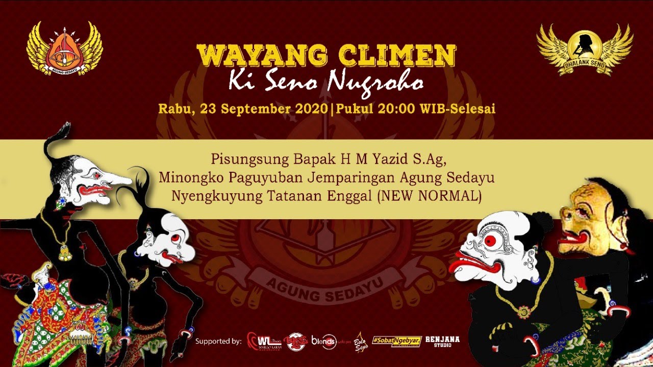 #LiveStreaming Climen Ki Seno Nugroho - JEMPARING PAYUNG AGUNG