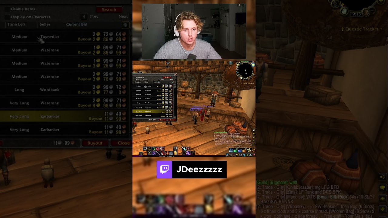 Quickest and Easiest way to Earn Gold at Low Level || Hardcore Classic #classicwow #wow #twitch
