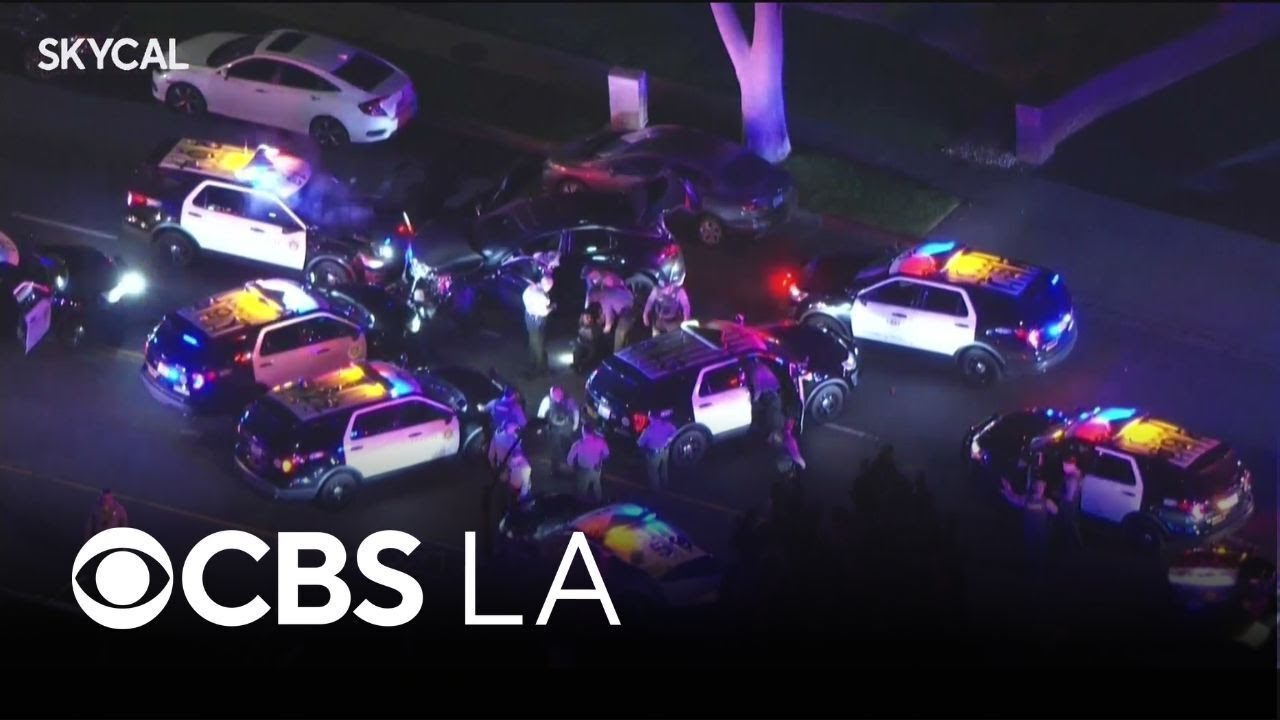 Stolen vehicle crashes into innocent driver during LA County pursuit