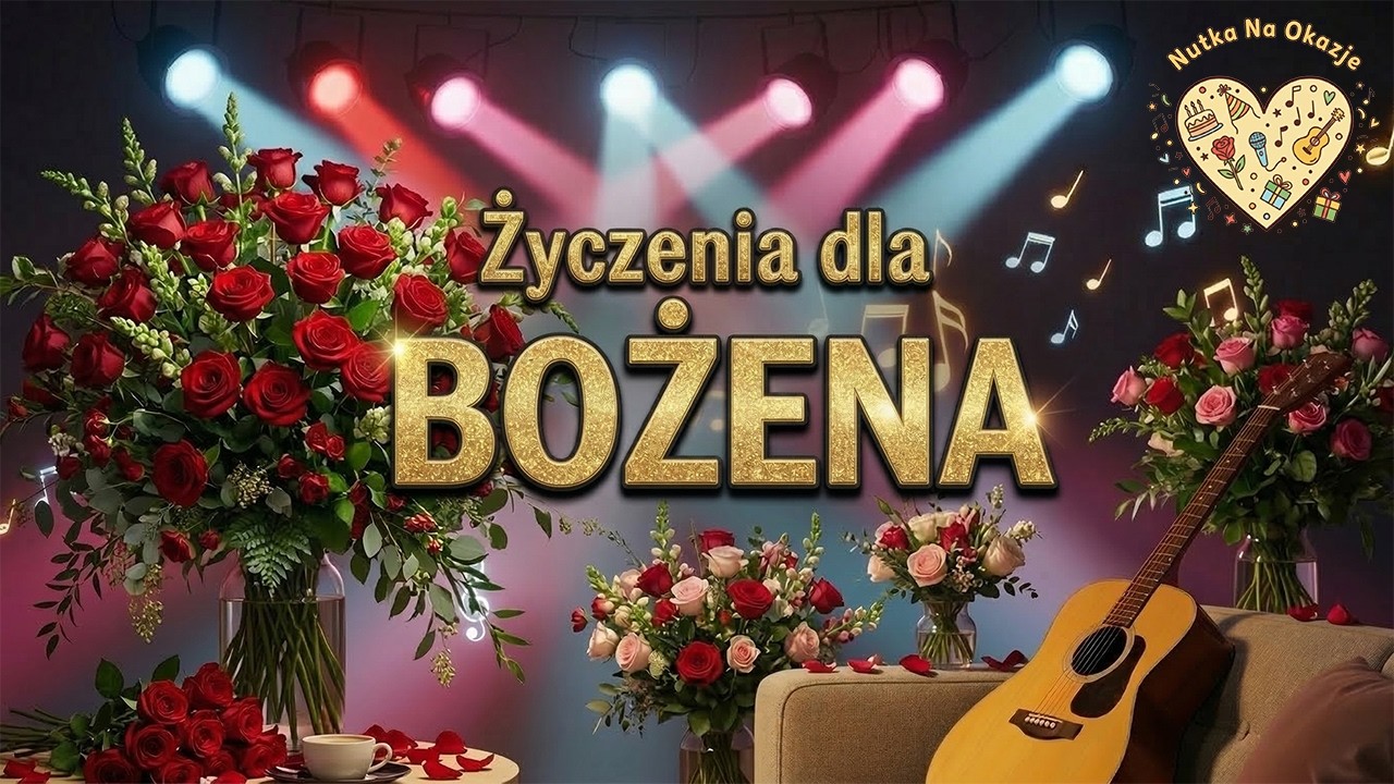 Życzenia dla BOŻENY 💐 Piosenka z Życzeniami na Imieniny i Urodziny dla BOŻENY | Disco Polo