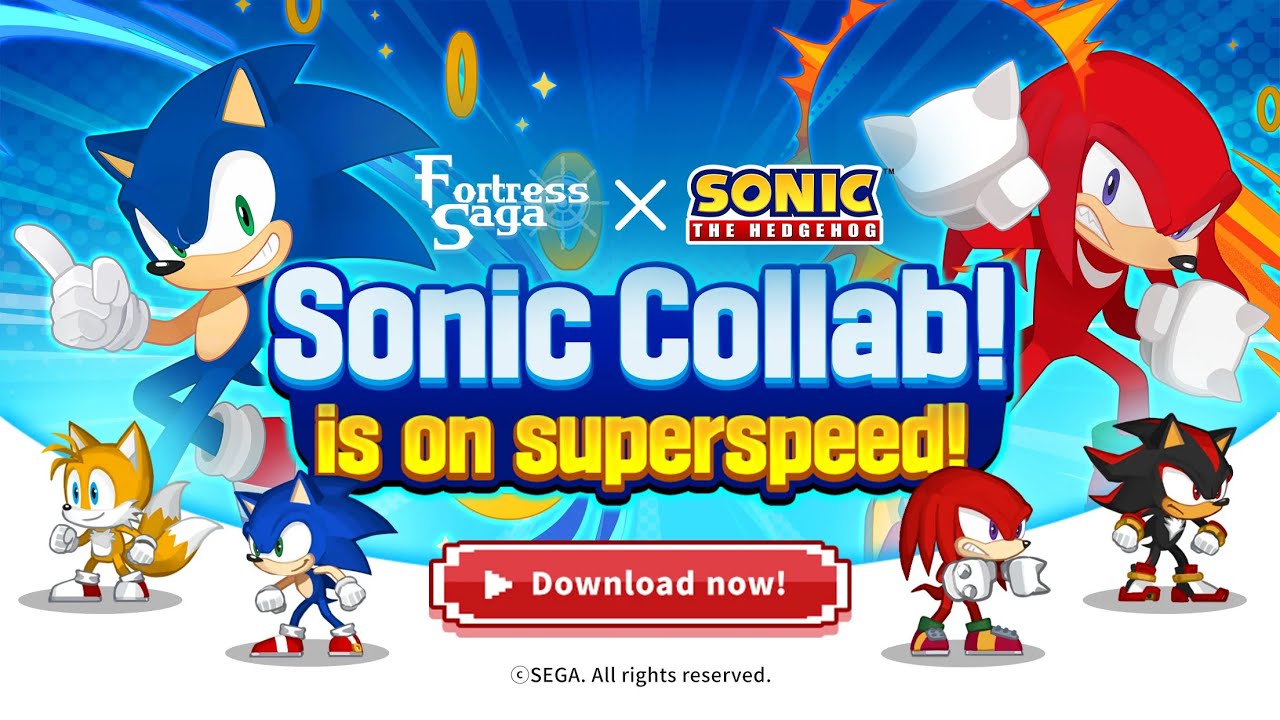 SONIC THE HEDGEHOG X Fortress Saga Collaboration English Announcement Trailer