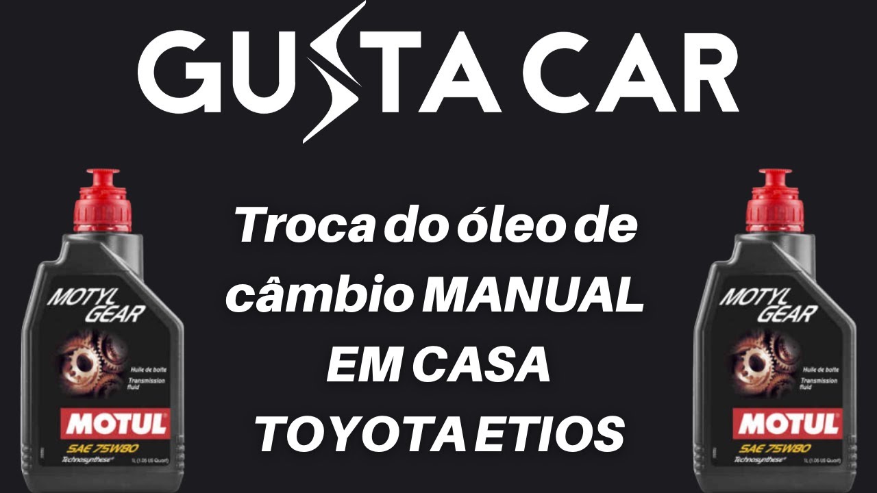 Troca do óleo de câmbio ETIOS 1.5 MANUAL - Como fazer em casa?