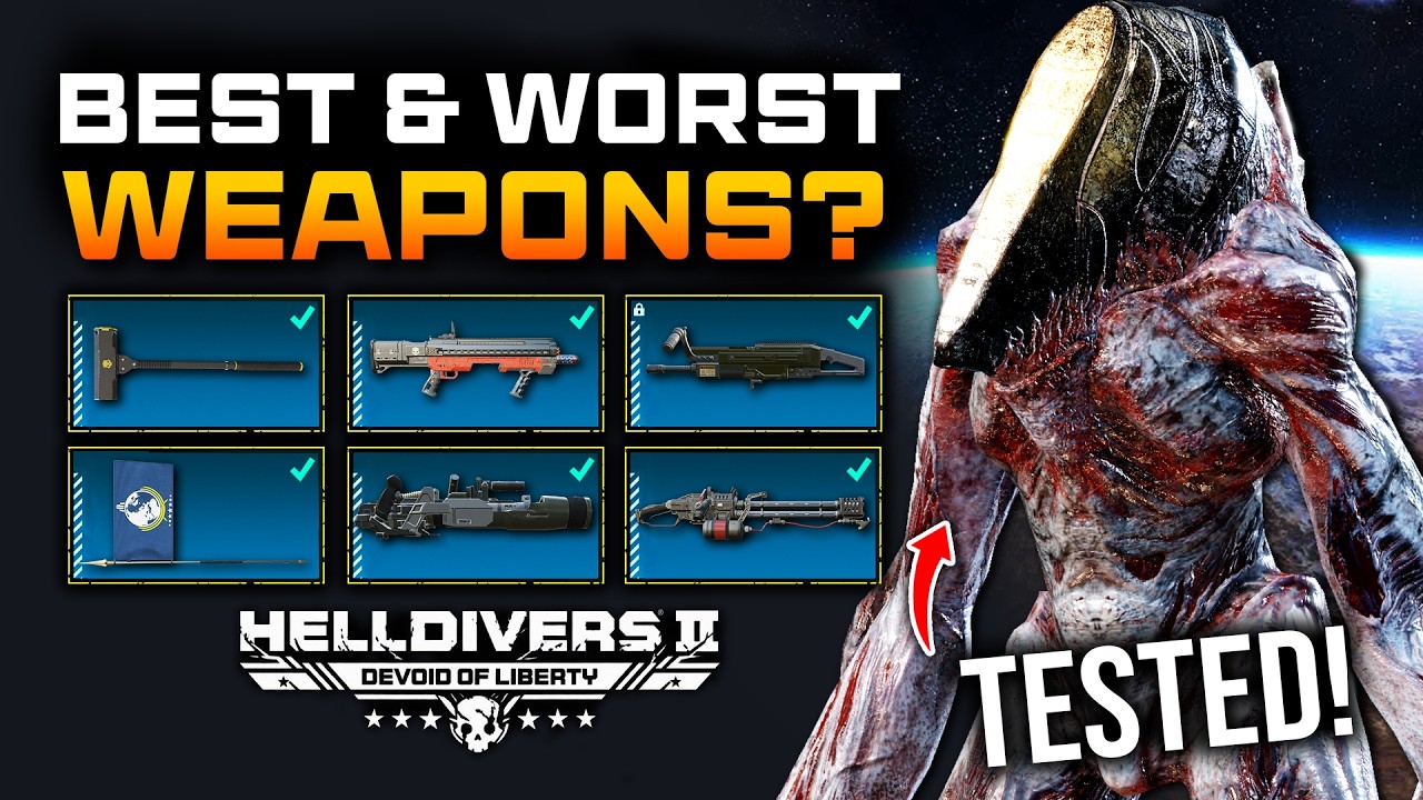Helldivers 2 &mdash; Я протестировал новых врагов из фракции Иллюминатов!