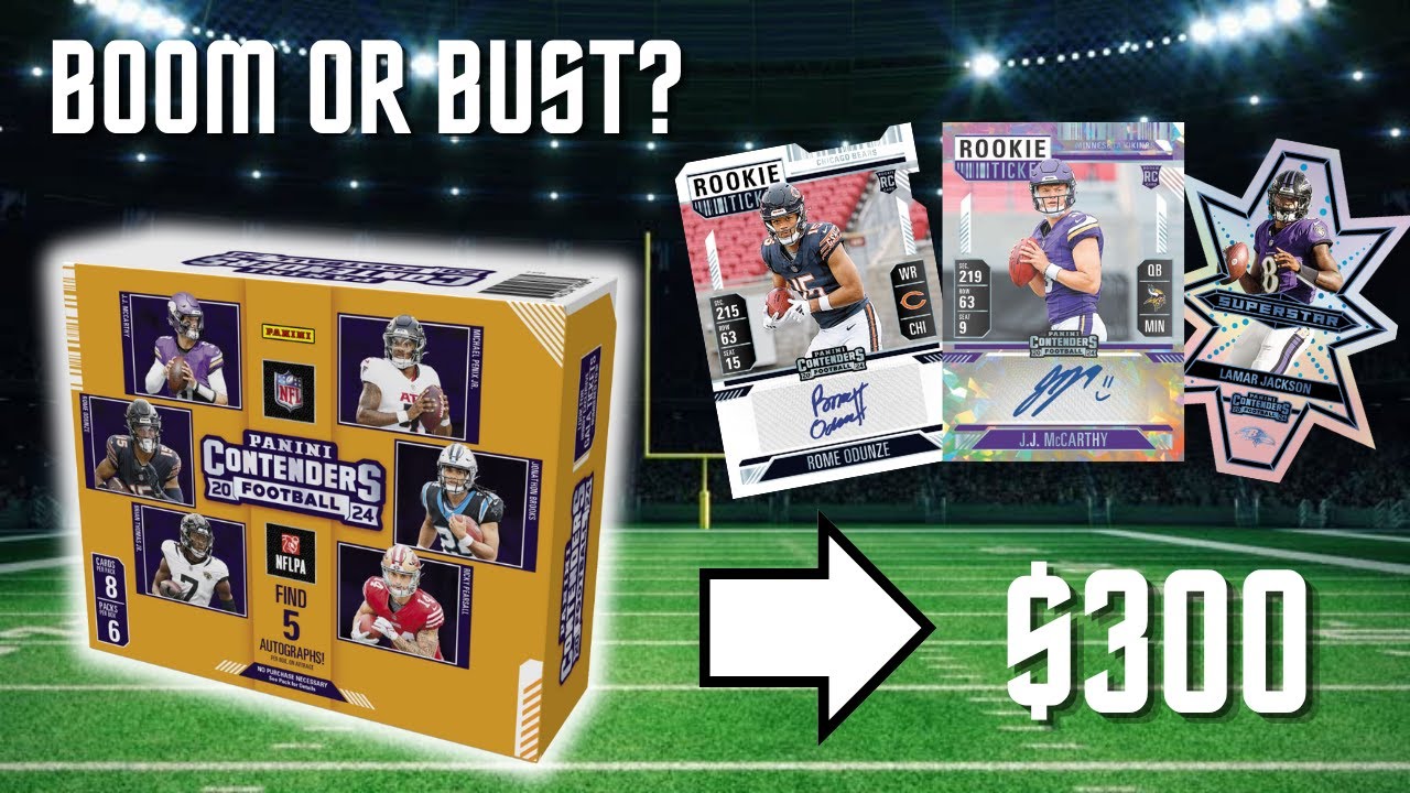3 ON-CARD AUTOS!?... WHAT IS THIS? 2024 Contenders Football Hobby Box Opening!