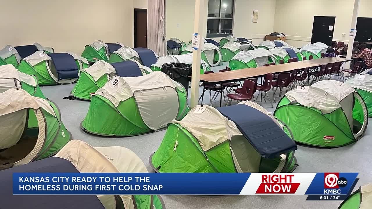 Kansas City opens more emergency shelter beds with coldest weather of the season arriving