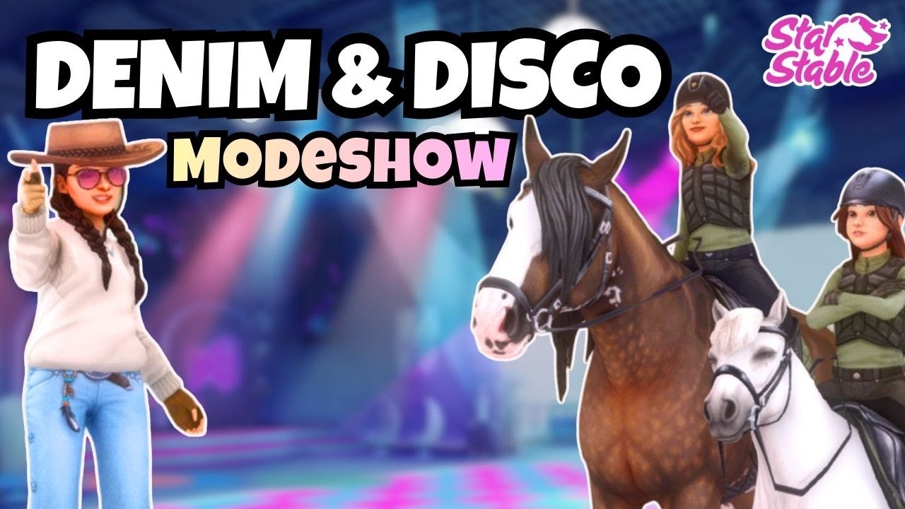 Denim & Disco Modeshow 🕺 Paarden Trainen & Pionierspad 🏇 Star Stable Online