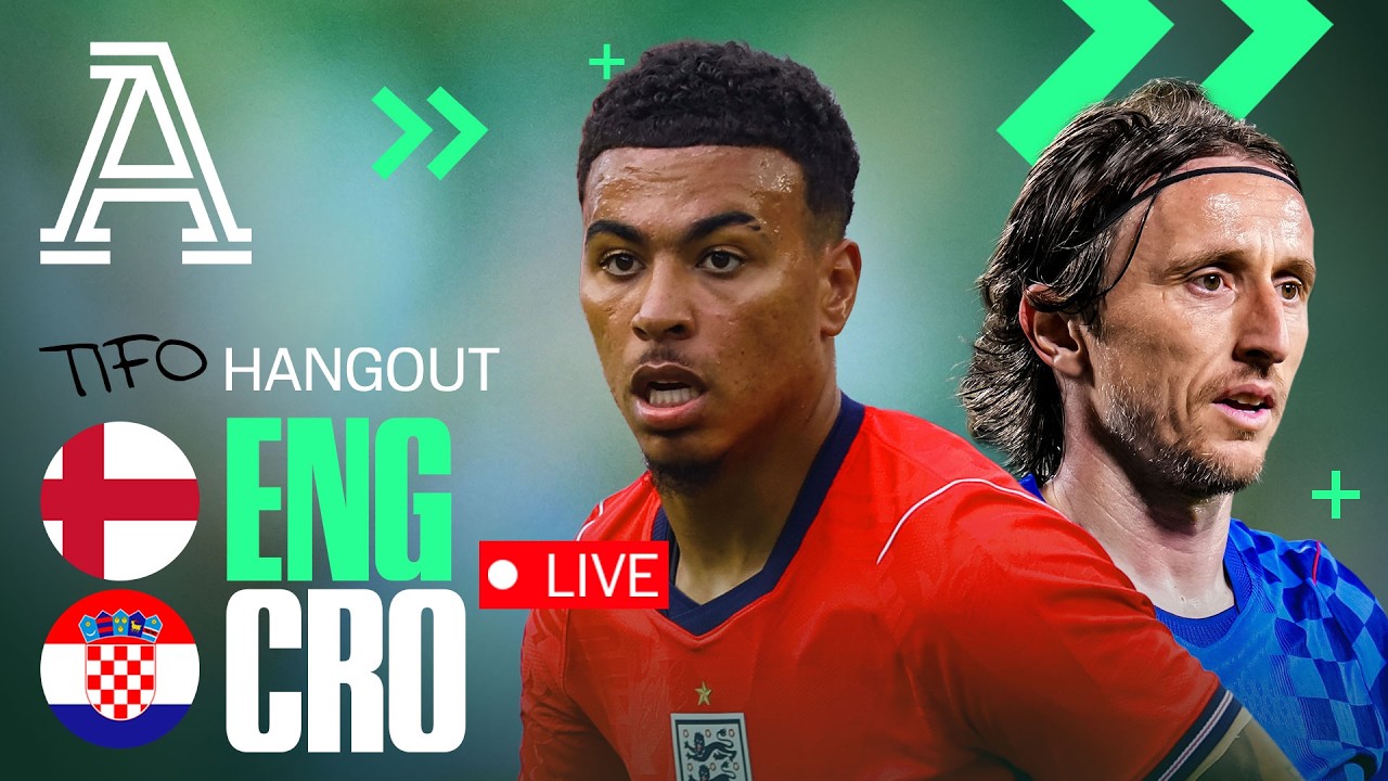 England vs Croatia | @TheAthleticFC x @Tifo World Cup Clubhouse