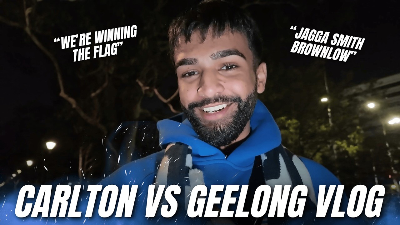 We’re Winning the Flag 👀 | Carlton vs Geelong Vlog