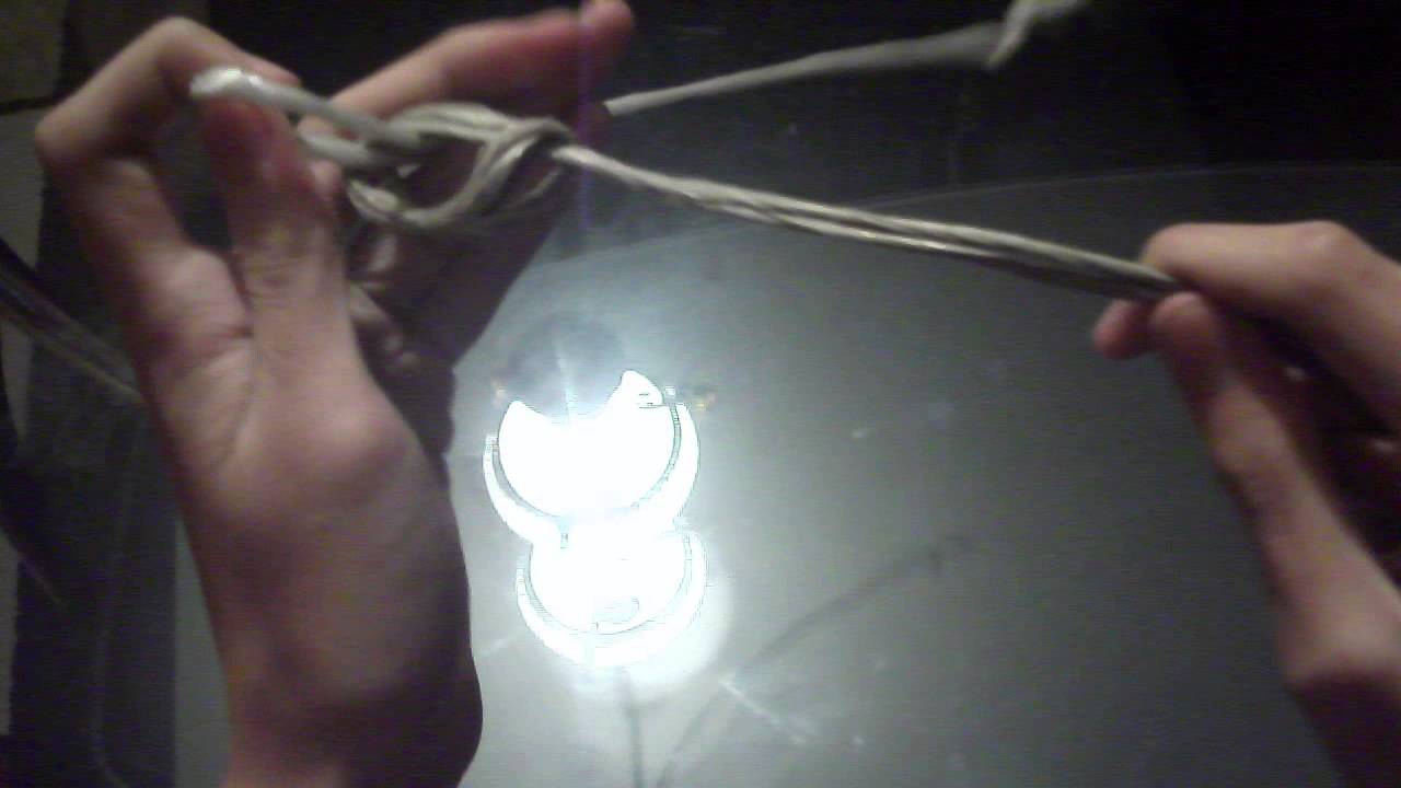 Fake knot on two strings