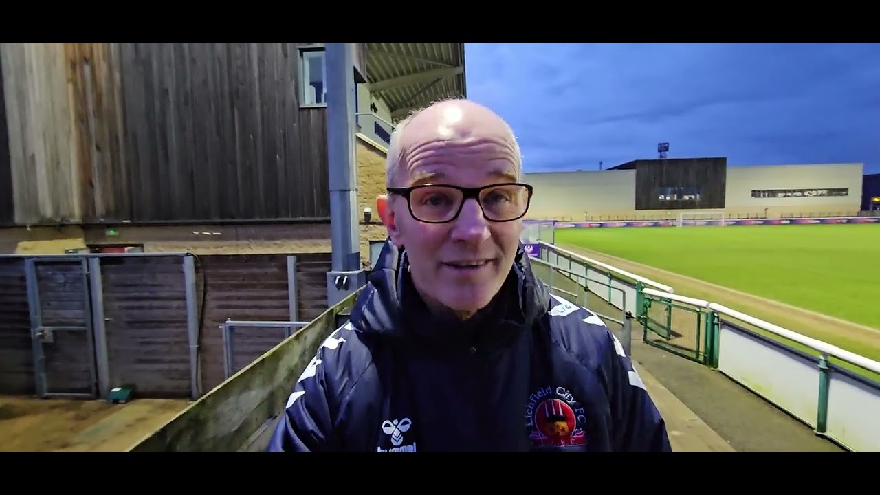 INTERVIEW WITH LICHFIELD CITY MANAGER IVOR GREEN AFTER DEFEAT TO LOUGHBOROUGH STUDENTS.