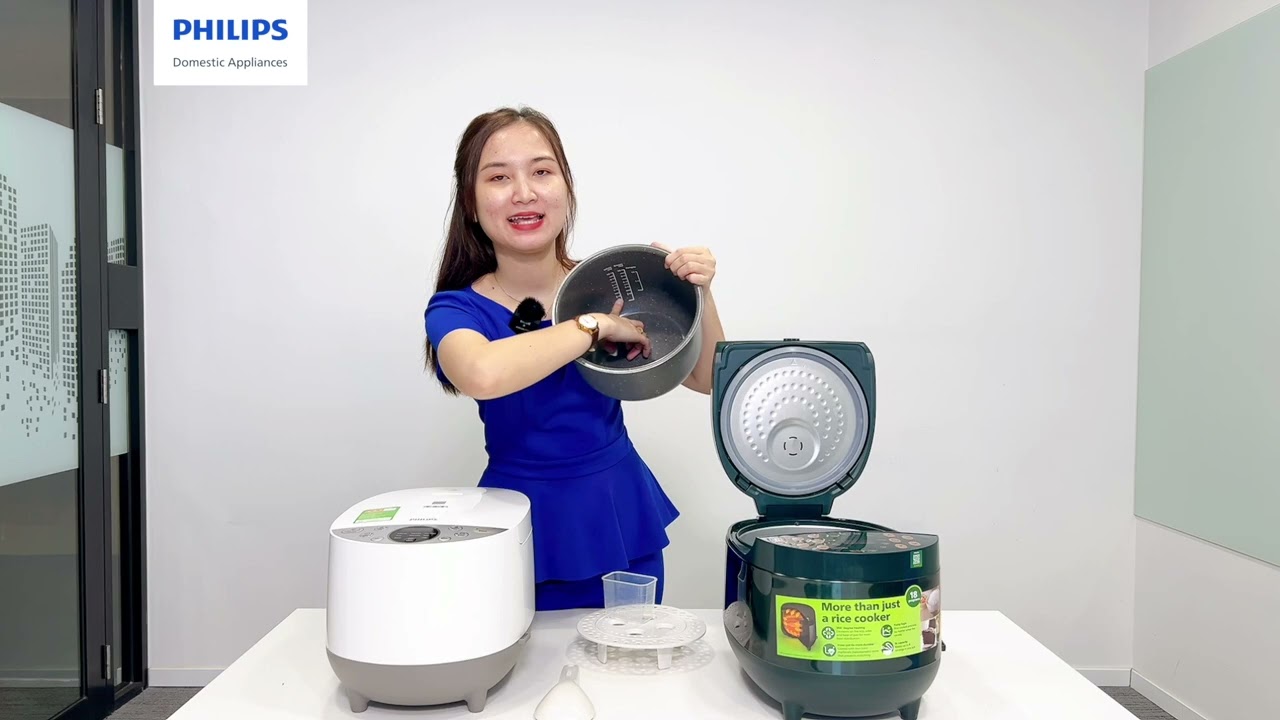 Nồi cơm điện tử Philips HD4515/55 & HD4518/62