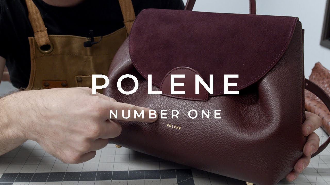 POLENE Leather Bag Review | Number One Trio Burgundy