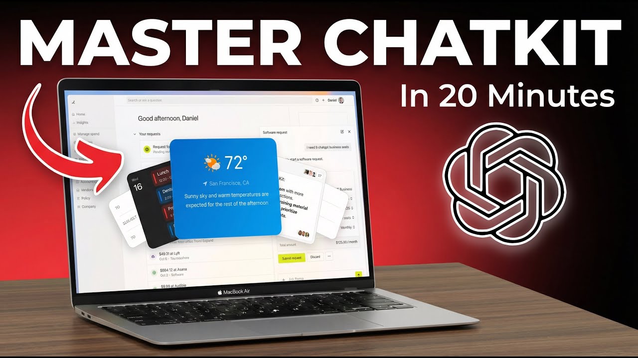 Интегрируйте все возможности ChatGPT в свои приложения с помощью ChatKit (подробный 20-минутный в...