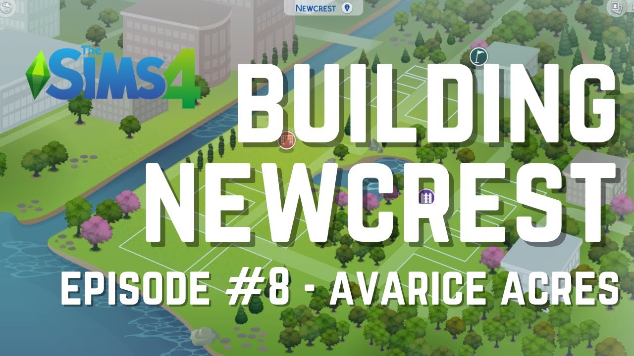 Building Newcrest: Episode #8 | The Sims 4 Speed Build | Avarice Acres | Base Game Only | Chatting
