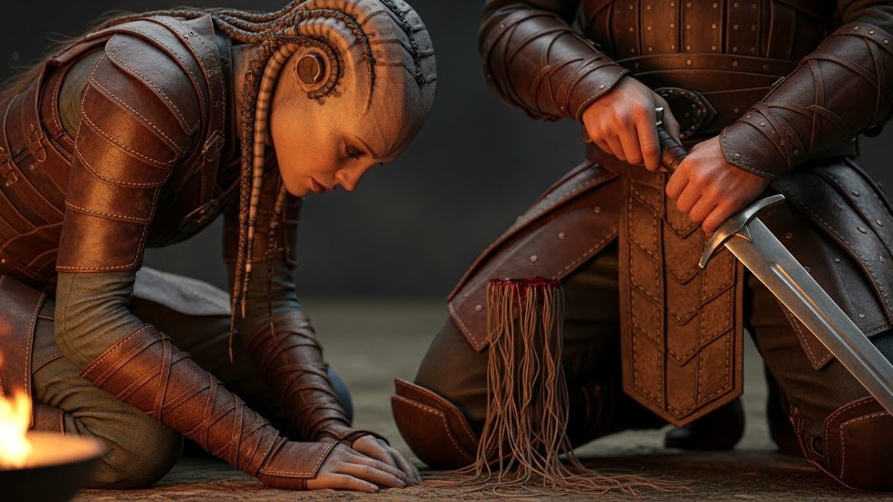 In Combat, He Accidentally Severed Her Hair. She Knelt, Whispering: Now I Must Serve You for Life |