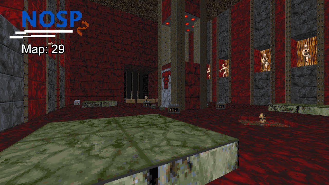 [Doom II] Nosp2 - Map29 (Slaughter of the dammed) UV-Max in 38:54