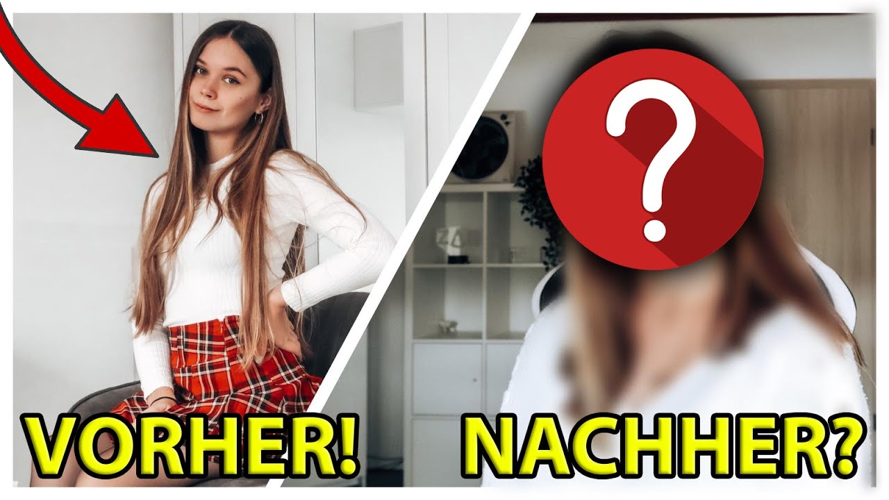 Ich schneide meine Haare 