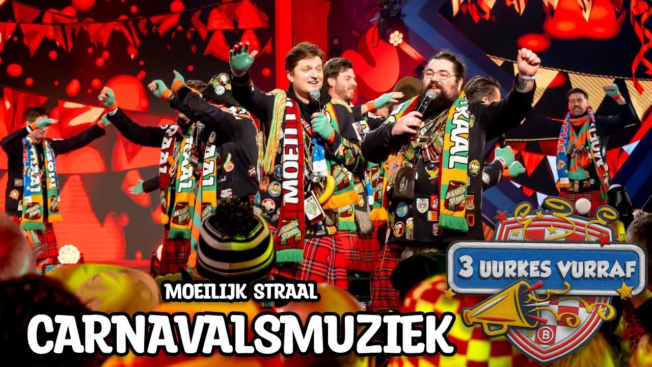 Moeilijk Straal - Carnavalsmuziek (Live @ 3 Uurkes Vurraf)