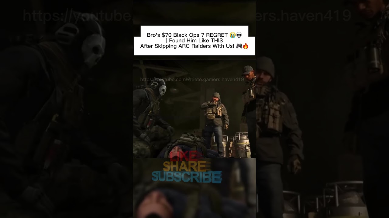 The state we found bro in after he dropped $70 on BO7 instead of buying ARC Raiders with us 🔥