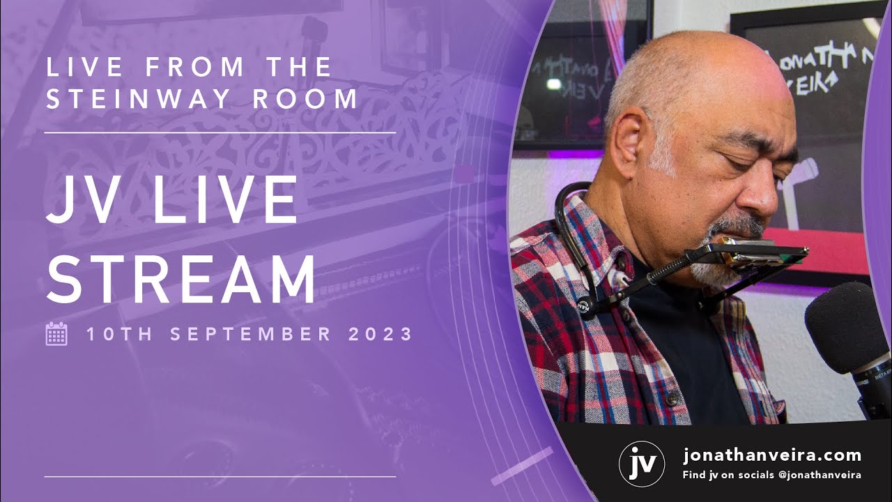 JV Live from The Steinway Room 10th September 2023: Live Guest Bryn Haworth