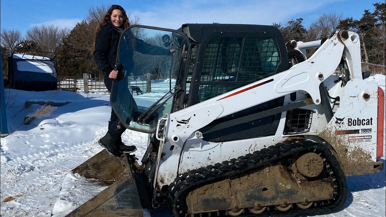 Operating T590 Bobcat Skid Steer