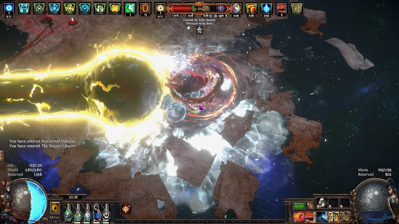 Killing The Shaper for the first time (3.20 CoC Ice Nova) - KFear