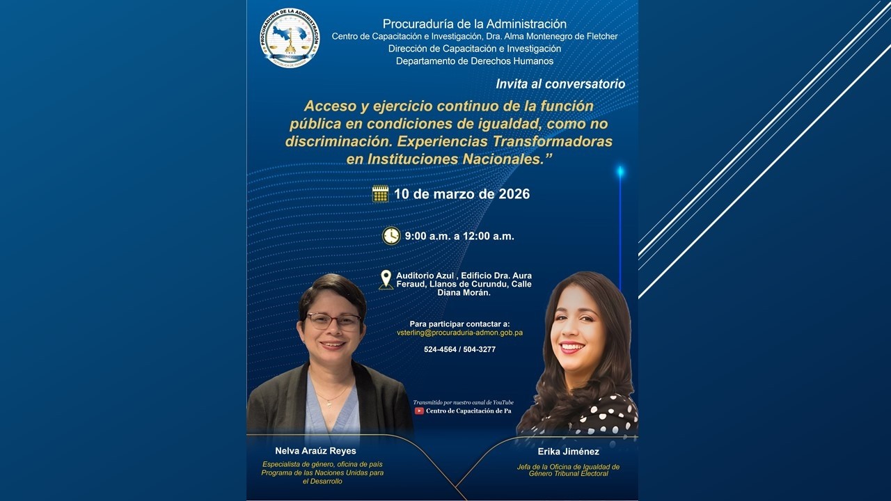 “Conversatorio: Acceso y ejercicio continuo de la función pública en condiciones de ....