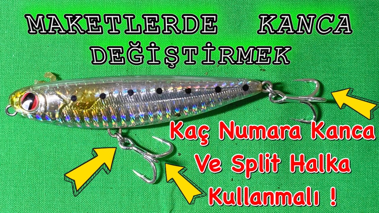 Sahte Yemlerde Kanca Değiştirmek | hangi  kanca | kaç numara | split Ebatı ne olmalı | hepsi burda !